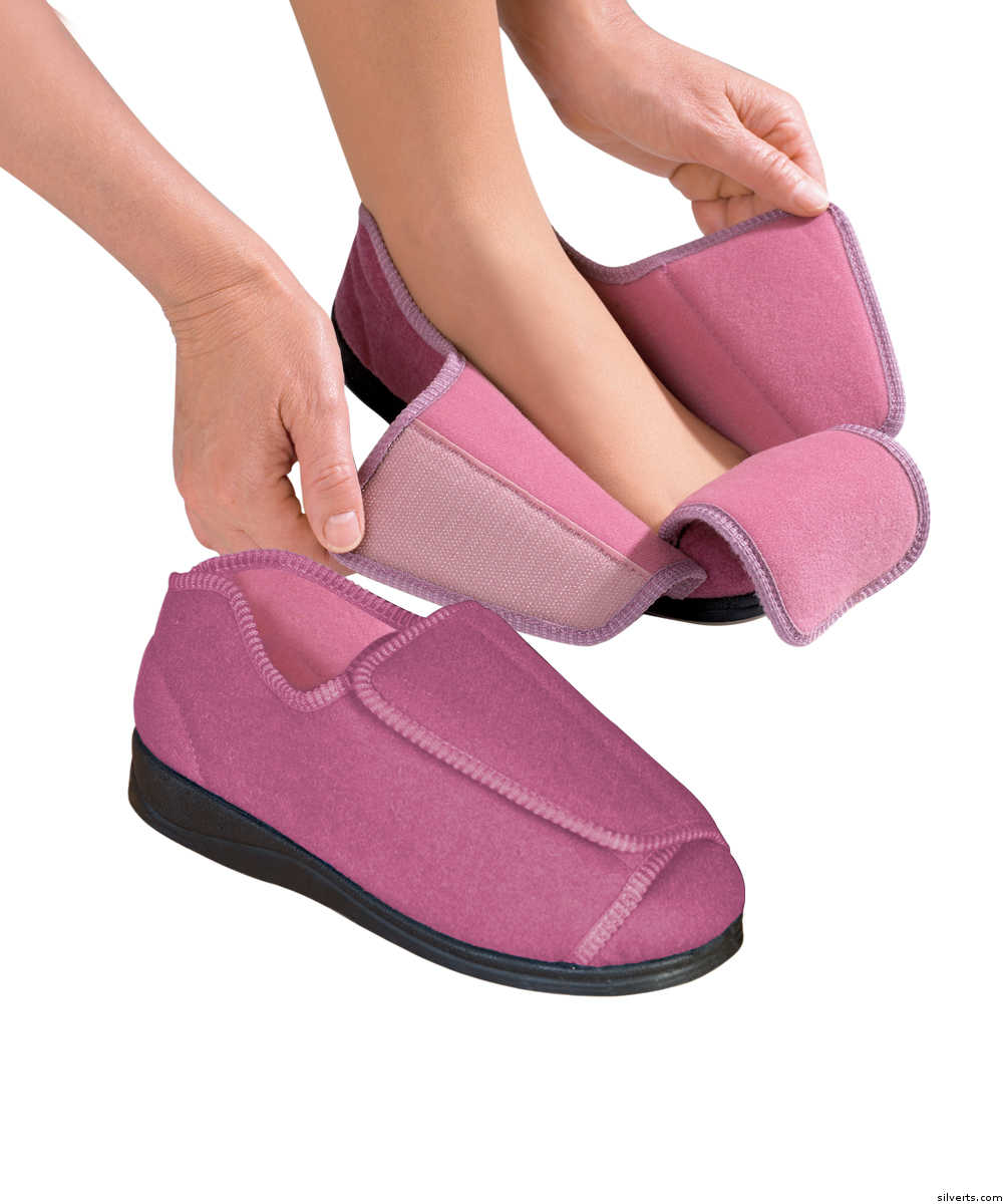 Womens Extra Extra Wide Slippers - The 
