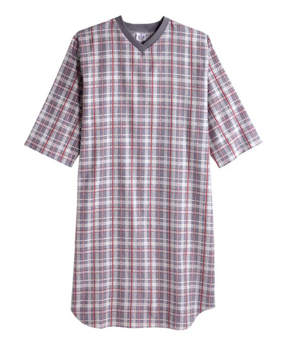 Men's Flannel Hospital & Home Care Gown | Mens flannel, Hospital gown,  Night shirt