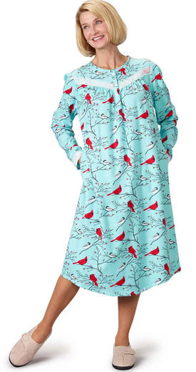 Womens Flannel Nightgown - The Ecumen Store