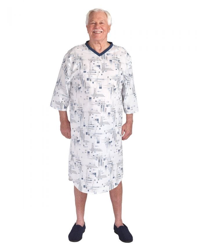 Amazon.com: Green IV Hospital Gown/IV Hospital Patient Gown with Telemetry  Pocket - Unisex - Fits Up to 3XL : Industrial & Scientific