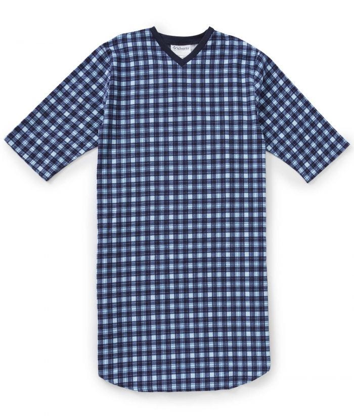 Mens Flannel Night Gown - The Ecumen Store